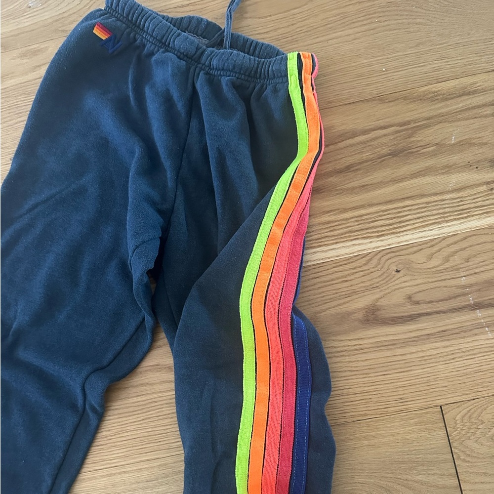 Aviator Nation 5 Stripe Sweatpants Size Small